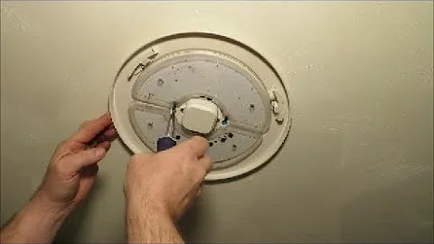 led ceiling light fixture install