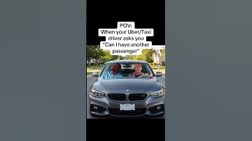 Uber/Taxi driver “Can I have another passenger” #shortsfeed #youtubeshorts #relatable #funnyvideos