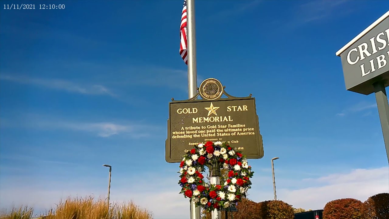 Gold Star Memorial Marker Dedication