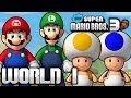 New Super Mario Bros. 3+ Part 1 - World 1 (4 Player)