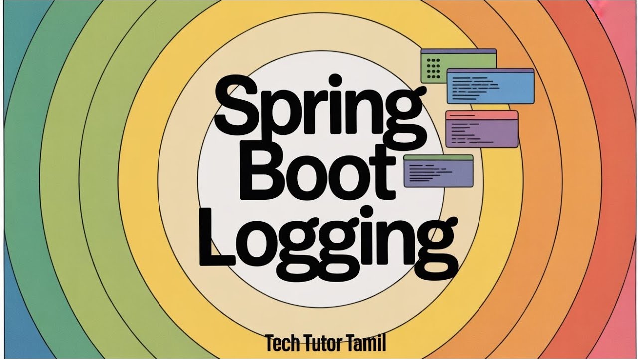 Spring Boot Logging Tutorial | Logback Configurations| Student Management Project | Tech Tutor Tamil
