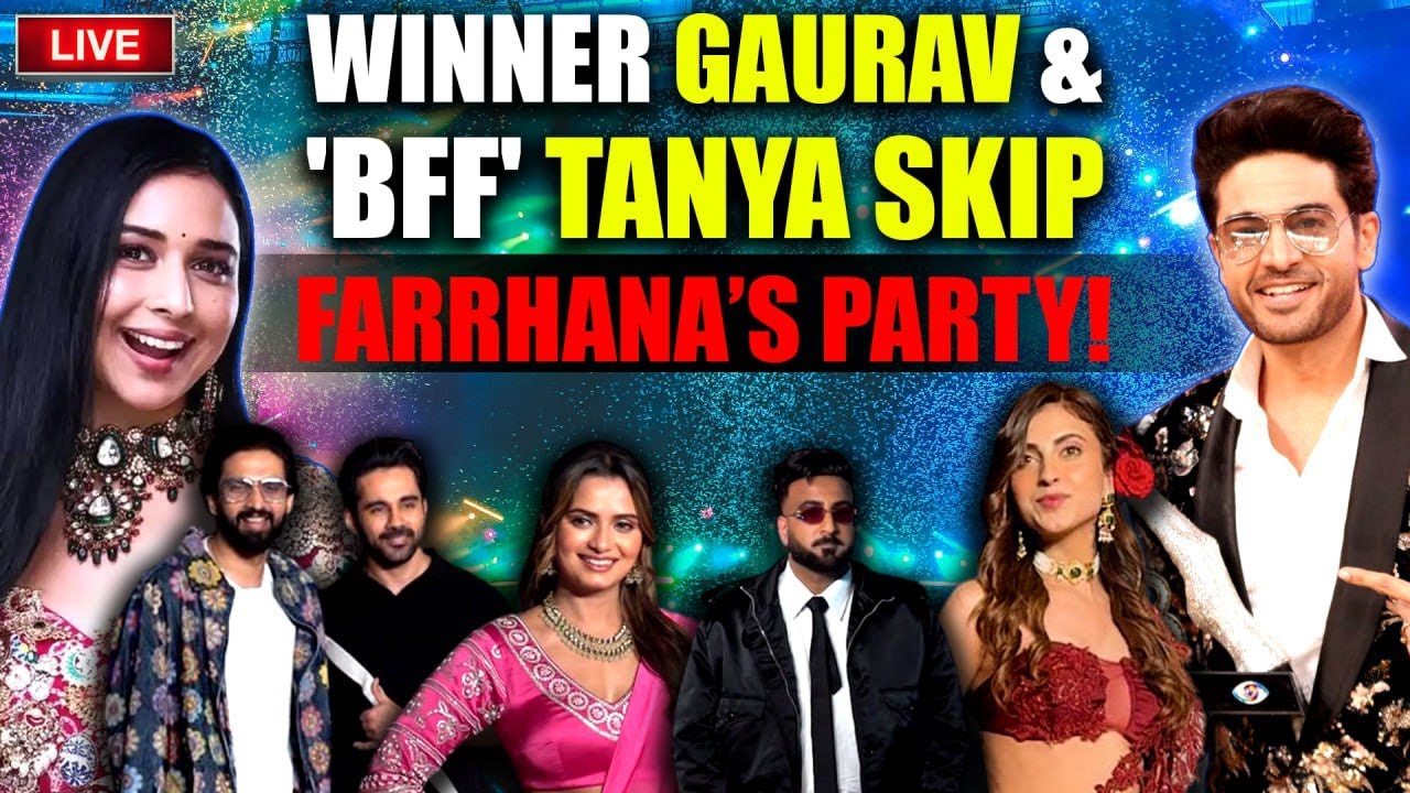 BB19 After Finale LIVE: Winner Gaurav, Tanya Mittal Skip Farrhana Bhatt’s Party | Who Attended?