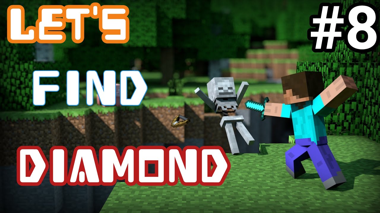 LET'S FIND DIAMOND || Minecraft Survival Series Day 8 #minecraft - YouTube