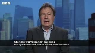 China urges calm over 'spy' balloon in US airspace – BBC News