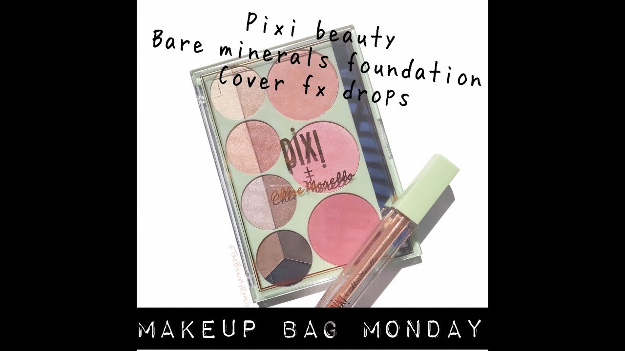 Makeup Bag Monday / Pixi Pretties Palette Chloette & Lip Icing / Bare Pro Foundation