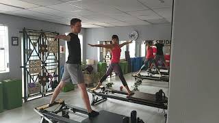 Side split with a twist on the reformer