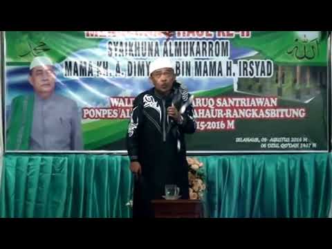 ceramah sunda k.h Asep Mubarok kautamaan jadi santri