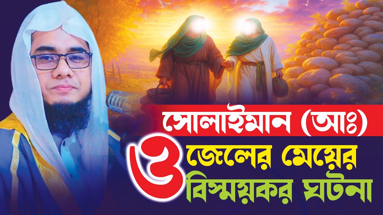 "সোলাইমান (আঃ) ও জেলের মেয়ের বিস্ময়কর ঘটনা | Mufti Shahidur Rahman Mahmudabadi | হৃদয় ছোঁয়া কাহিনী"