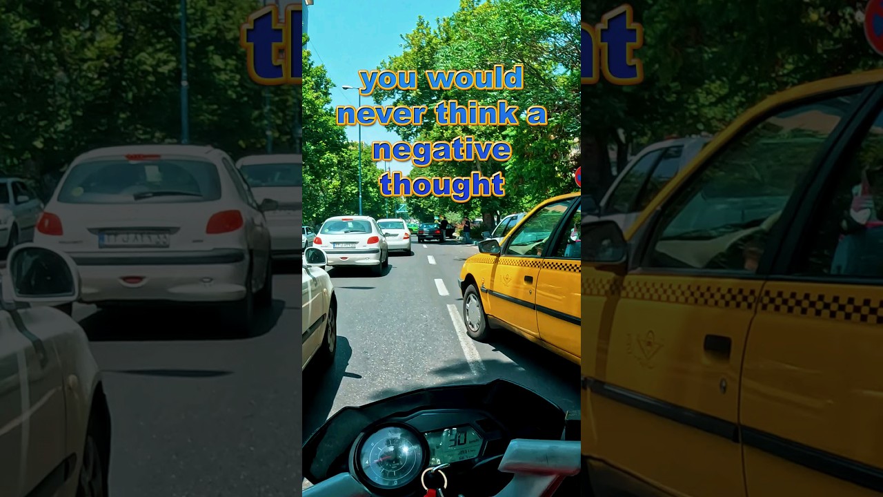 you would never think a negative thought