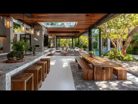 Contemporary Dining Space with Clean Architectural Lines