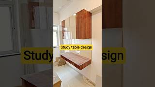 Latest modern study table design! #interiorwork_nasir #woodworking