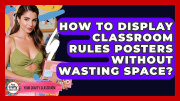 How To Display Classroom Rules Posters Without Wasting Space? - Your Crafty Classroom