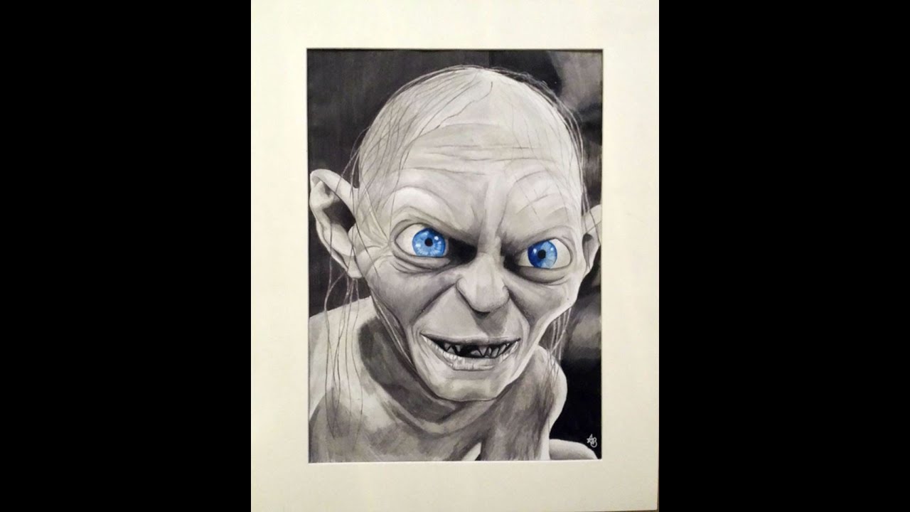 Drawing Of Gollum Lord Of The Rings Drawing Of Gollum Lord Of The Rings
