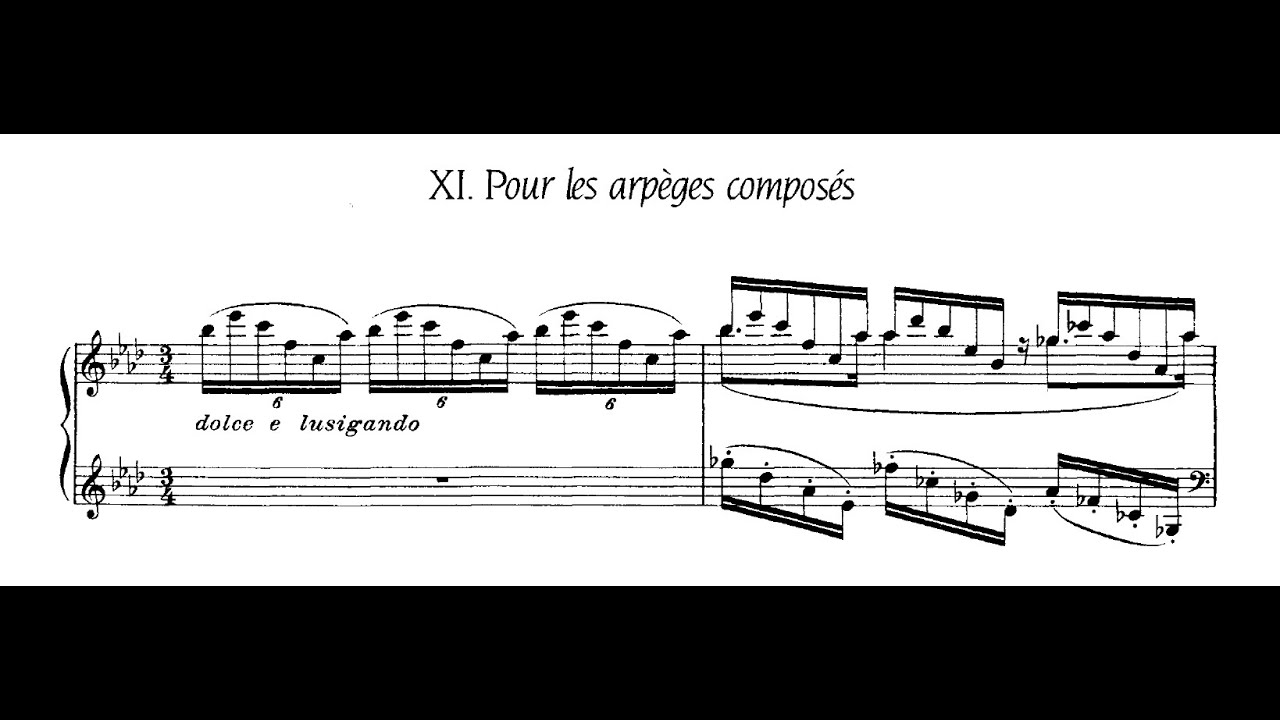 Debussy - Estudo No.11 'Pour les arpèges composés' (Nelson Freire, piano)