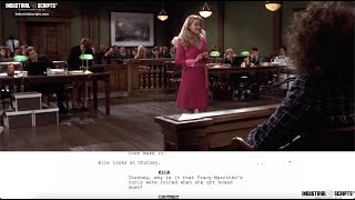 Clic Movie Scenes Legally Blonde 2001 Court Scene Script-To-Screen