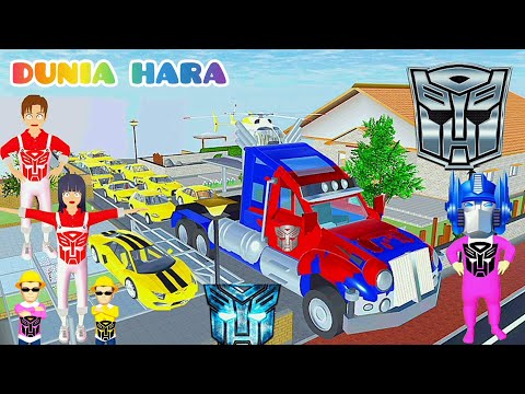 Robot 0ptimus Prim3 Datang ❗️BumbIe Bii Hilang 😱 Yuta Mio Panik Cari Bumble Bii Kuning | Sakura