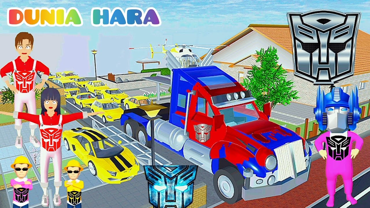 Robot 0ptimus Prim3 Datang ❗️BumbIe Bii Hilang 😱 Yuta Mio Panik Cari Bumble Bii Kuning | Sakura