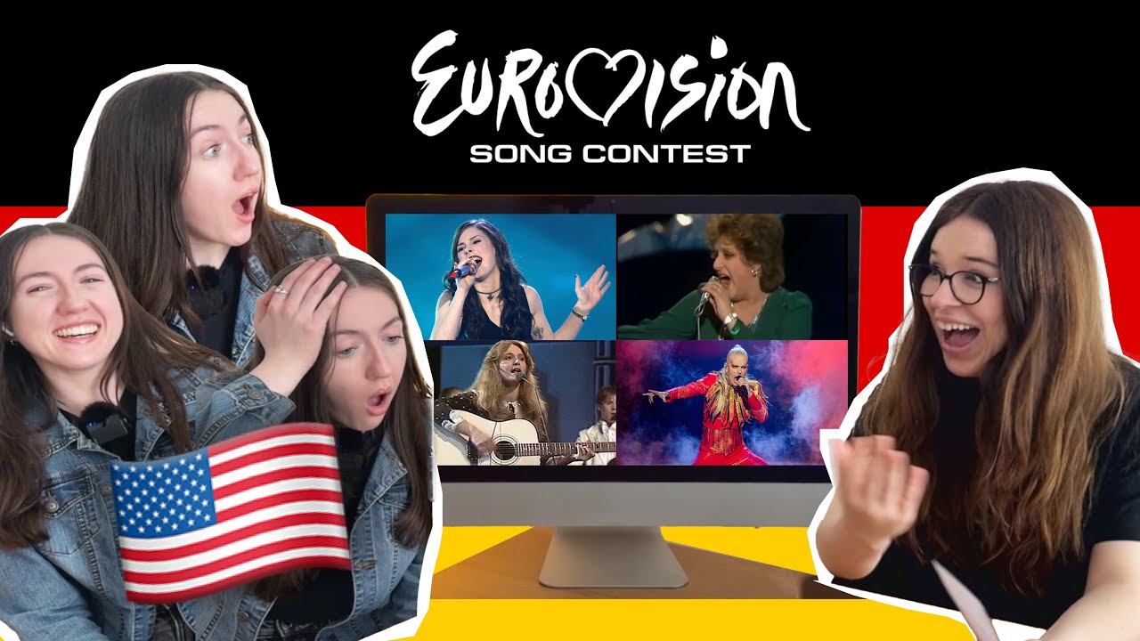 FIRST TIME EUROVISION REACTION | PART 2 🇺🇸🇩🇪 American watches GERMAN ESC Performances