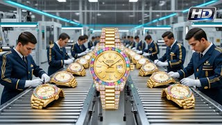 You Won’t Believe How Rolex Turns Raw Gold Into Luxury Watches! 😱