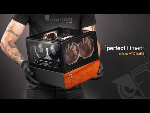 Jonsbo V12: I Built a Micro ATX Masterpiece PC (it's fire) | Compact Gaming PC Build