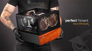 Jonsbo V12 I Built A Micro Atx Masterpiece Pc Its Fire Compact Gaming Pc Build