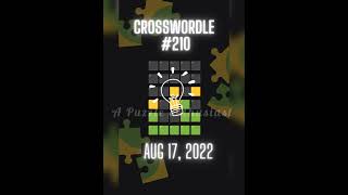 CROSSWORDLE 210 - Aug 17th 2022 screenshot 3