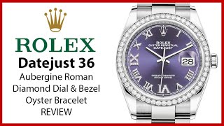 rolex datejust aubergine