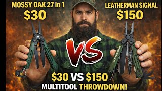  $30 vs $150 MULTITOOL THROWDOWN — Mossy Oak 27-in-1 vs Leatherman Signal