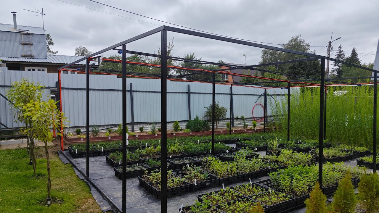 Контейнерная площадка для растений своими руками.