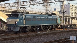 2013,1,16 貨物列車 昼10本 EF66-24代走 1061レあり!!