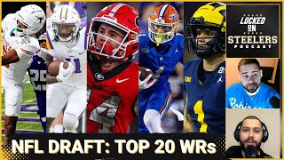 Steelers' Top 20 NFL Draft WR Rankings | Adonai Mitchell the Perfect Partner for George Pickens?