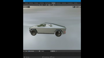 Overview of 3d cybertruck |Blender 3d | Gkey project |  Please  subscribe for more #shorts