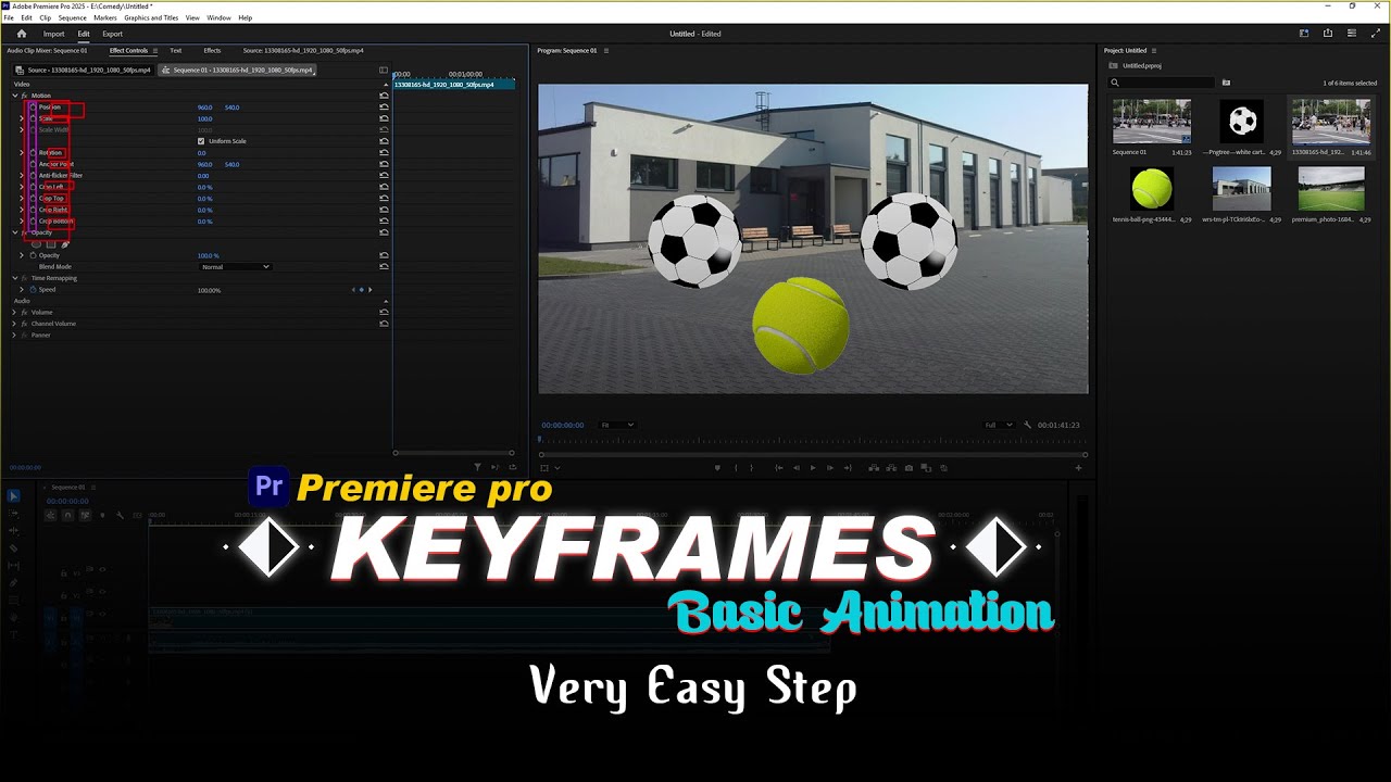 Premiere Pro Keyframe | KeyFrames Animation Tutorial | Premiere Pro ...