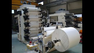 5 Colour Paper Cup Printing And Die Cutting Machine