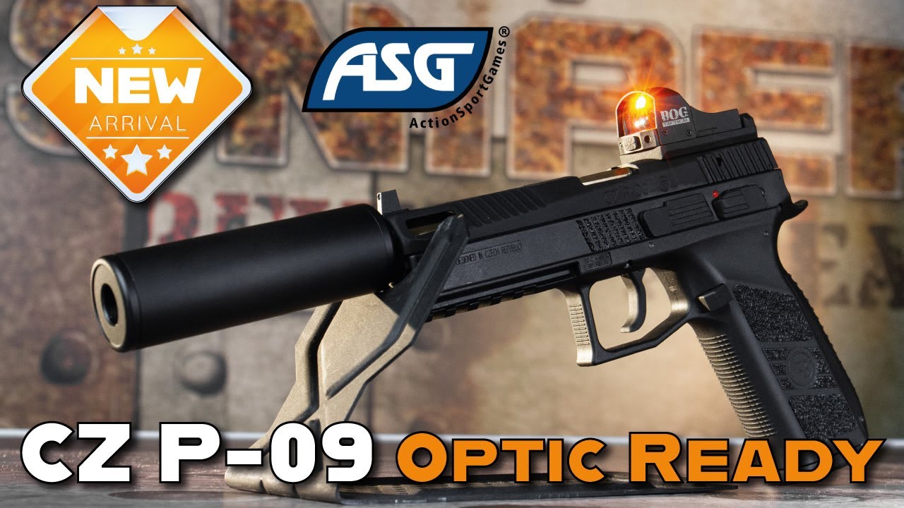 Asg Cz P 09 Optic Ready Co2 Pistol Popular Airsoft Welcome To The Airsoft World