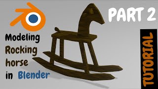 How to model a Rocking horse Part 2#blender #blender3d #tutorial #blendertutorial #cg