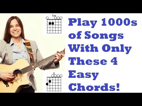 FIRST Guitar Chords You NEED To Learn - Easiest Beginner Guitar Chords For Playing Songs