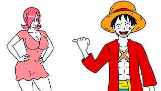 The day Luffy found out that Sanji had a sister (Animation)