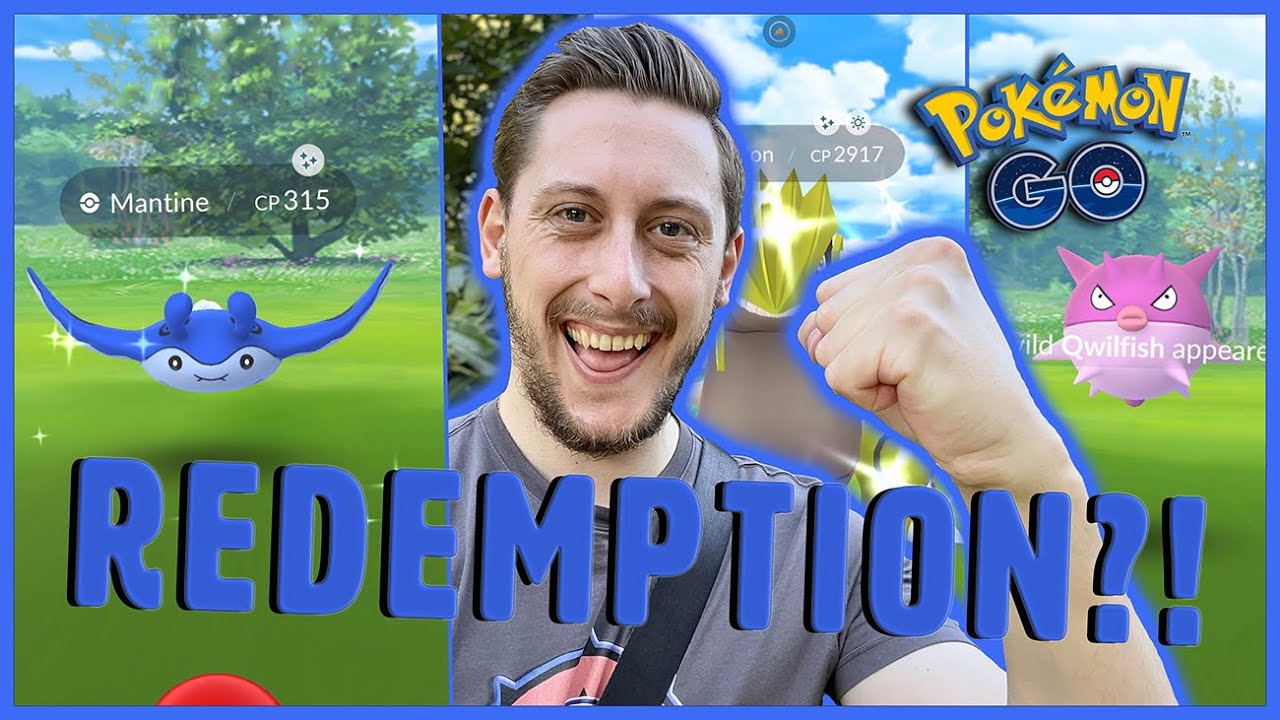 I ALMOST GOT THE WRONG SHINY! SHINY *MANTINE SPOTLIGHT HOUR* REDEMPTION IN POKÉMON GO!