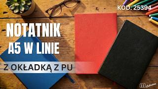 Notatnik A5 w linie HENRI 25394