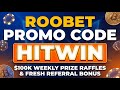 Roobet Promo Code "HITWIN" — Roobet Daily Rewards &amp; Raffle Access 2026 — Bonus Review