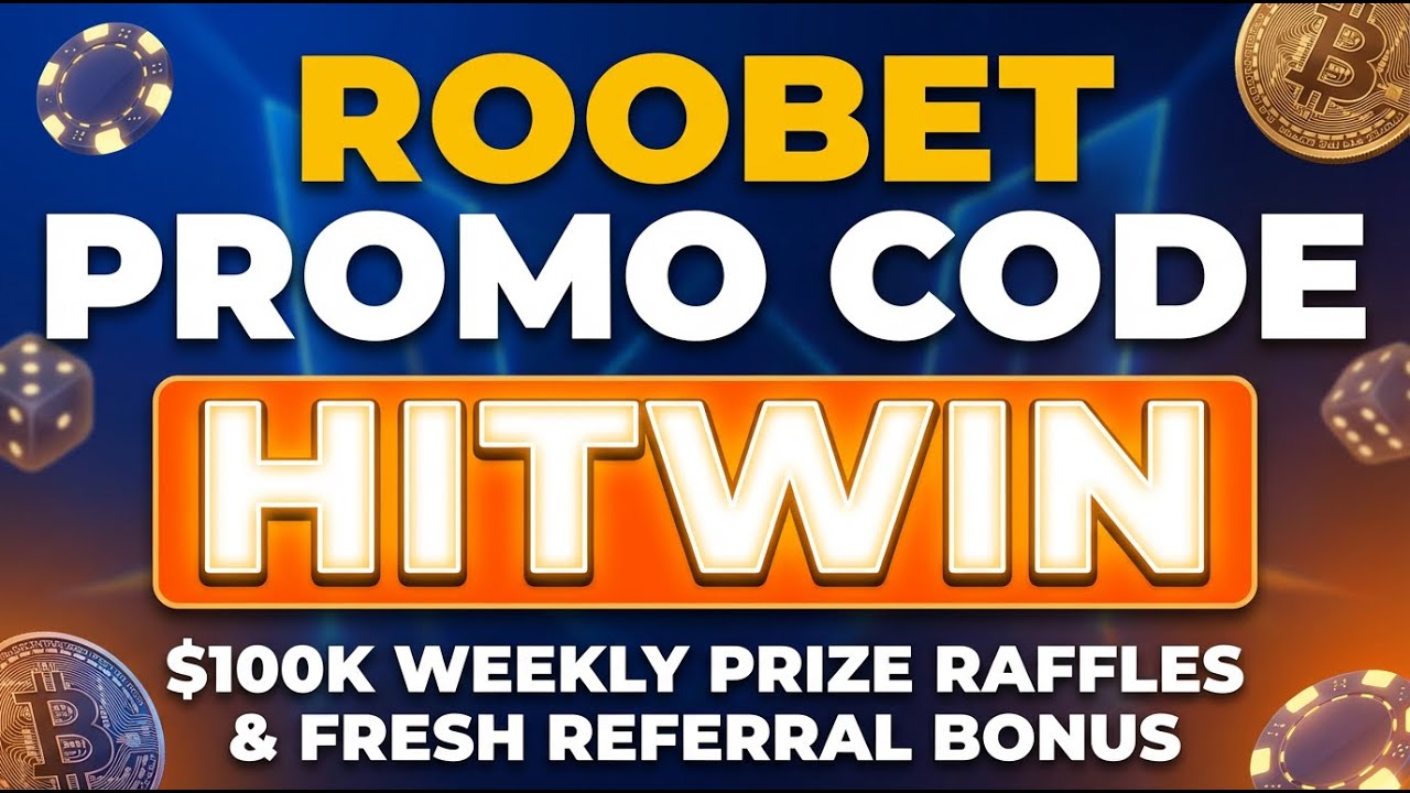 Roobet Promo Code "HITWIN" — Roobet Daily Rewards & Raffle Access 2026 — Bonus Review