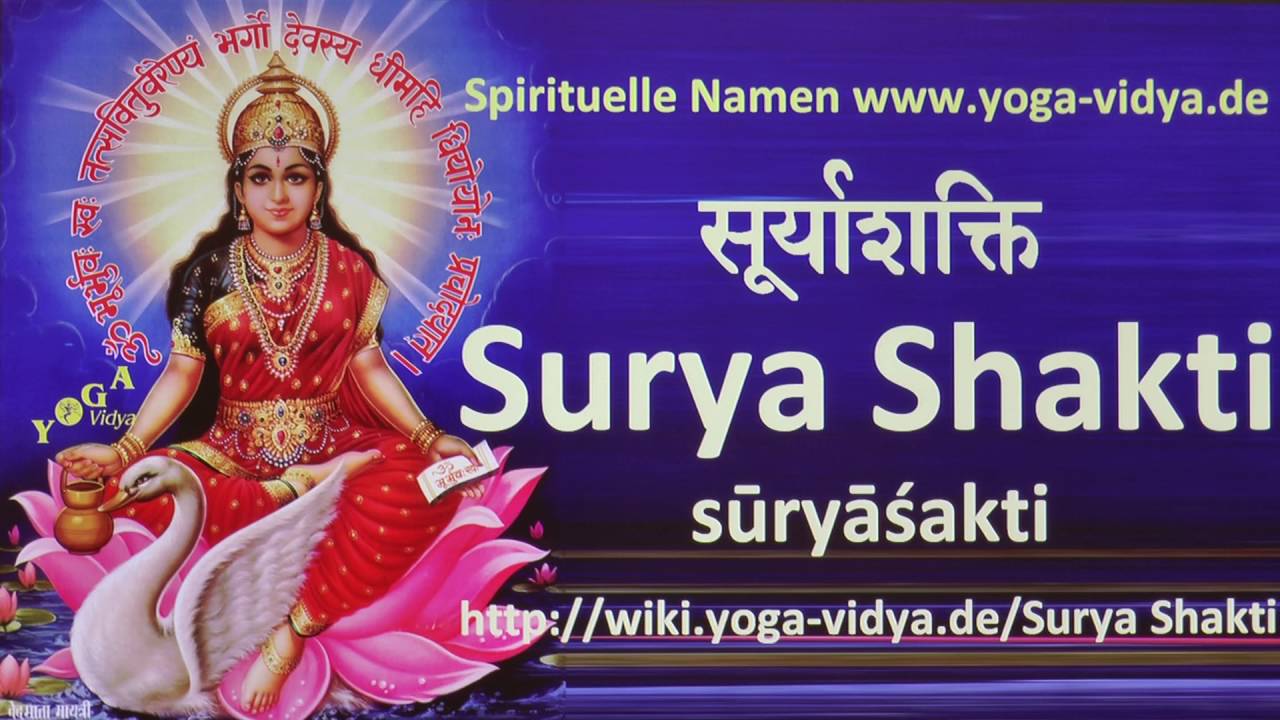 Surya Shakti als Spiritueller Name - Übersetzung aus dem Sanskrit und Erläuterung japanese food