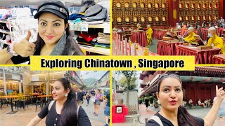 Exploring Singapore - Shopping 🛍  Sightseeing in ChinaTown !! ❤️ screenshot 4
