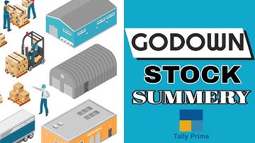 Godown Wise Stock Summery TALLY PRIME