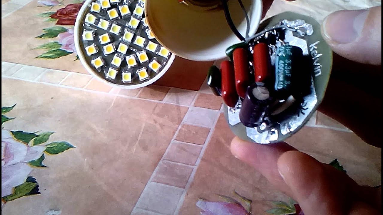 LED lamp handmade - YouTube