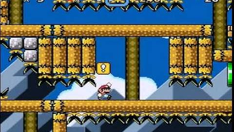 SMW Custom Level - Touch Fuzzy, Get Kaizo Preview