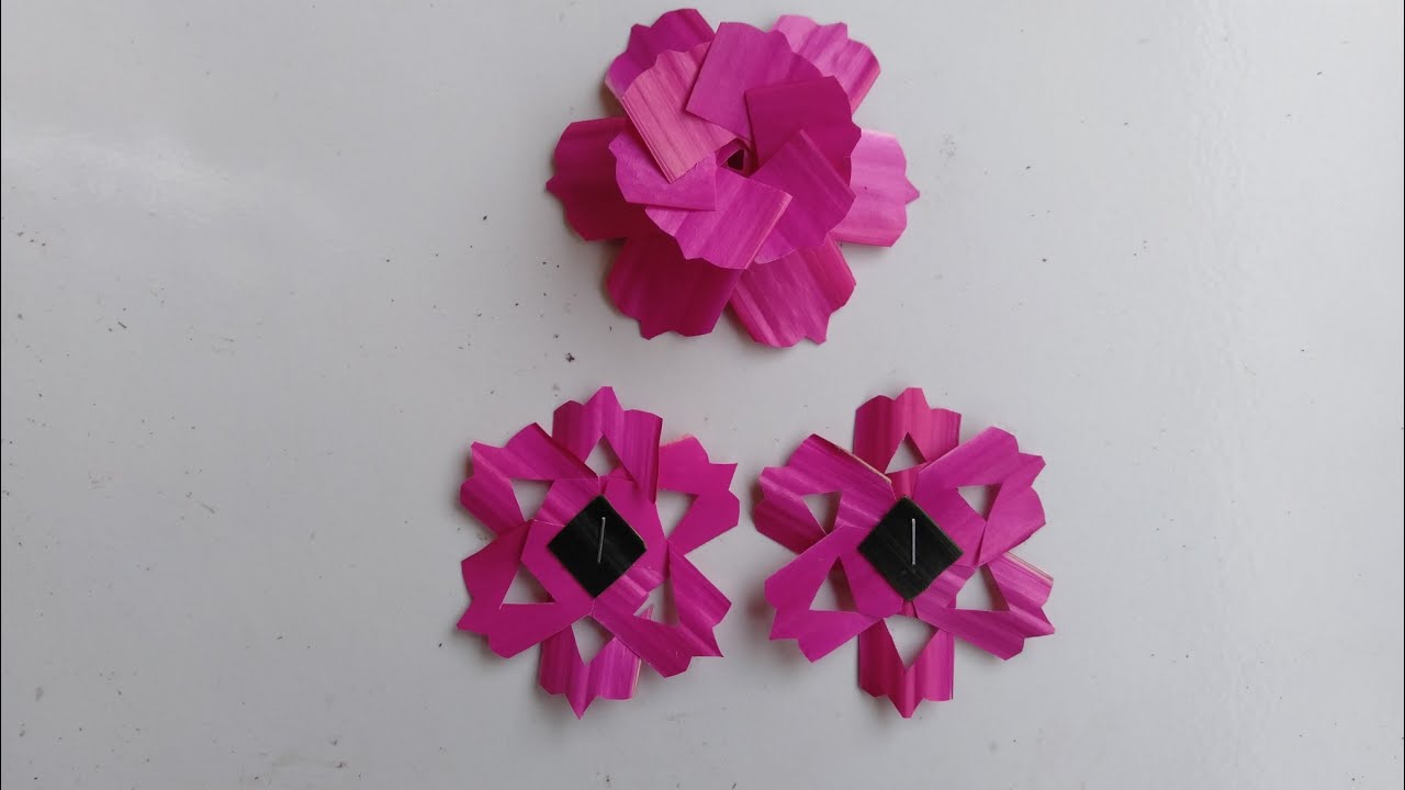 cara membuat bunga lamak/hiasan lamak sederhana YouTube