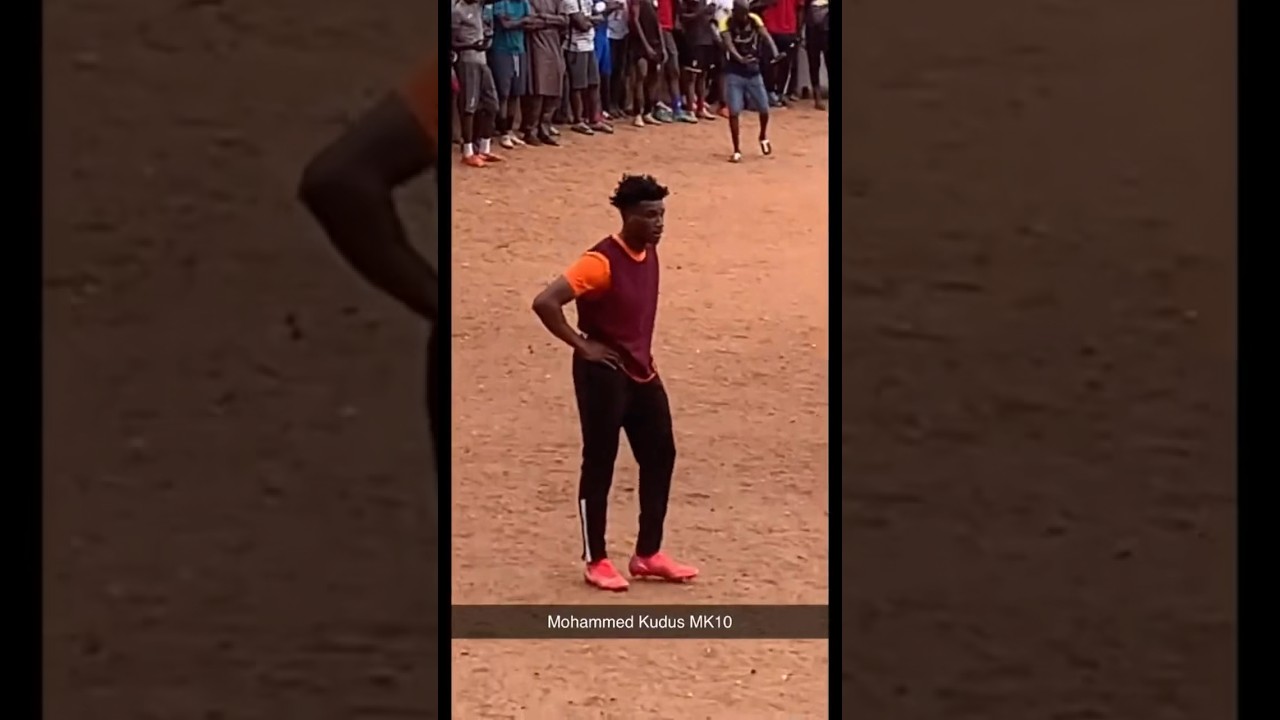 When Mohammed Kudus was back to his hood 🇬🇭🇬🇭 