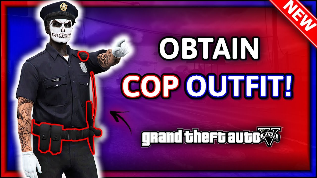 GTA5 Online I *NEW* Cop Outfit Glitch! (HOW TO OBTAIN THE COP OUTFIT